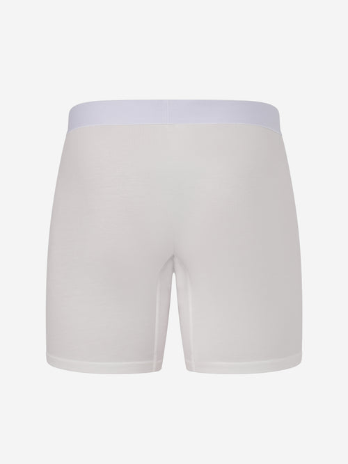 White athletic boxer brief geckomo stretchy waistband